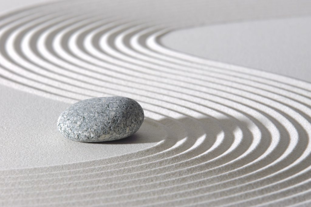 Japanese zen garden